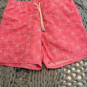 Saint Barth pink/white Mens swim suit
